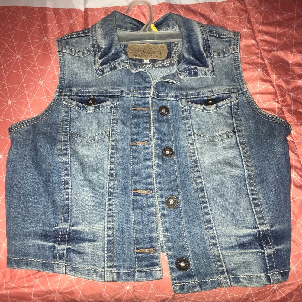 Charlotte Russe denim vest
